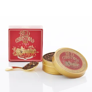 【TWG Tea】魚子醬錫罐茗茶 聖誕節慶茶 50g/罐(Red Christmas Tea;南非國寶茶)