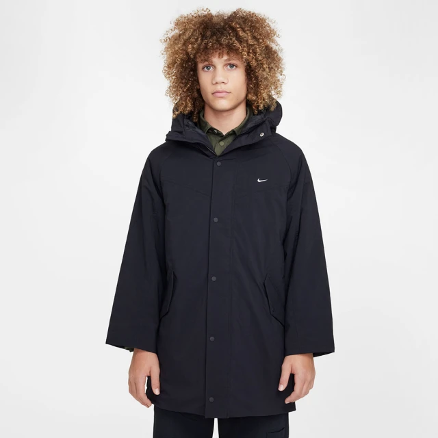 NIKE 耐吉 外套 童裝 大童 男女童 運動連帽外套 K NSW METRO GRND PARKA 黑 FV8040-010