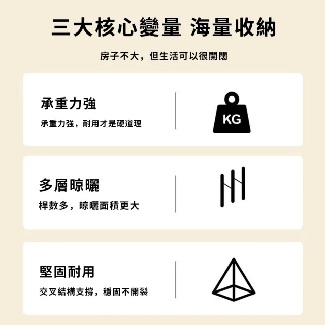 【小不記】免安裝不鏽鋼加固曬衣架(穩固雙桿三桿 棉被架 曬衣架 晾衣架 衣架 高承重折疊戶外衣架)