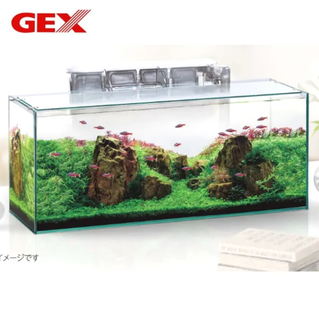 【GEX 五味】L型 超薄型外掛過濾器 DC-X/外掛/薄型過濾器/USB電源(附濾材濾棉.啟動免加水 G113L4)