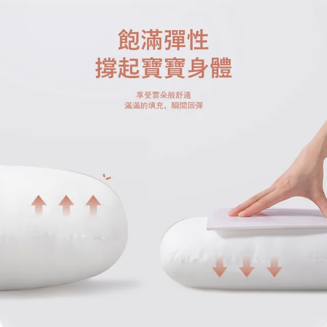 【Jonyer】寶寶趴臥抬頭訓練枕 雙面透氣豆豆趴趴枕 嬰兒防吐奶斜坡枕 安撫趴睡枕