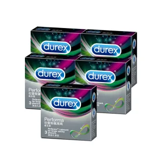 【Durex 杜蕾斯】飆風碼保險套3入x5(共15入-避孕套/衛生套/持久溫存系列)