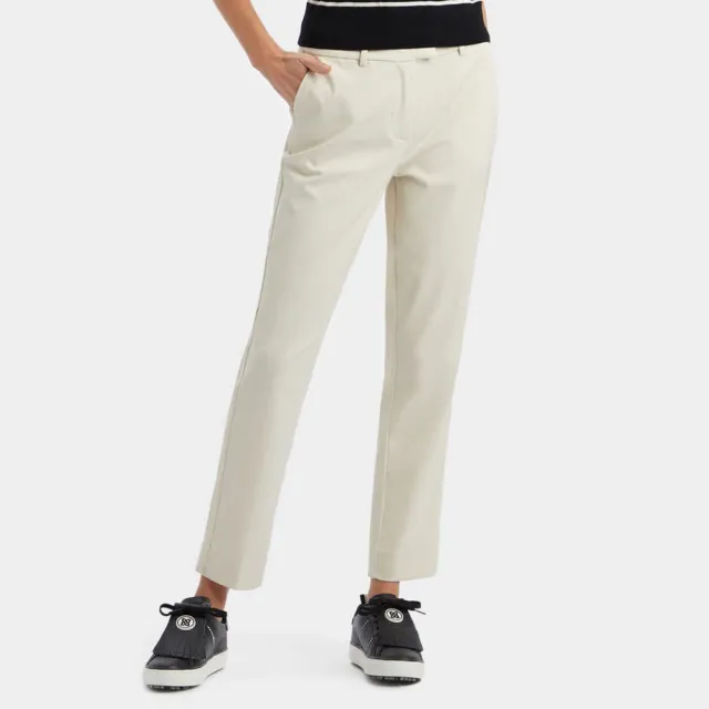 【G/FORE】STRETCH STRAIGHT TAPERED LEG TROUSER 女士 休閒長褲 米白色