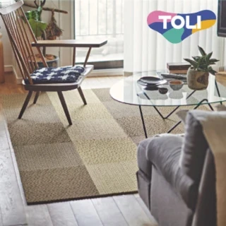 【TOLI 東理 台灣總代理】日本製 居家方塊拼貼地毯 40&times;40 10片裝(保暖地毯/易清洗/寵物地墊)
