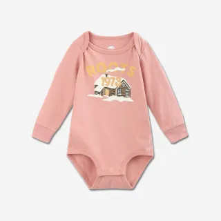 【Roots】Roots 嬰兒-APRES SKI 包屁衣(粉色)