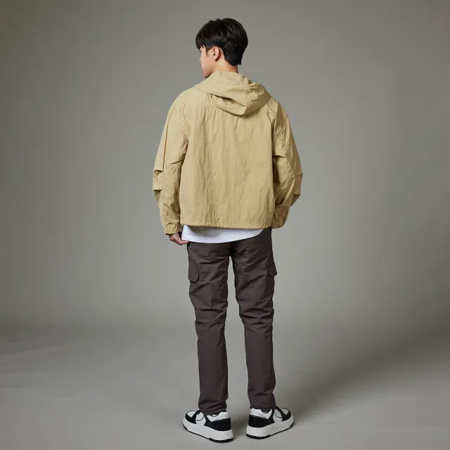 【Lee】男裝 休閒外套 連帽拉鍊 薄風衣 共2色 / 季節性版型(LB413012978 / LB413012K11)