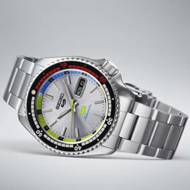 【SEIKO 精工】5 Sports HUF聯名機械錶-42.5mm_SK040(4R36-16J0N/SRPL33K1) 七夕 送禮自用
