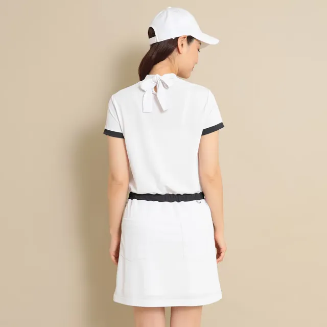 【Callaway 卡拉威】SHORT-SLEEVED DRESS 女士 快乾短袖洋裝 白色