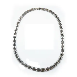 【KOTO】鉑麗星嚴選KOTO純鈦鍺磁石健康項鍊 T-008L 寬版1條(磁石能量項鍊)