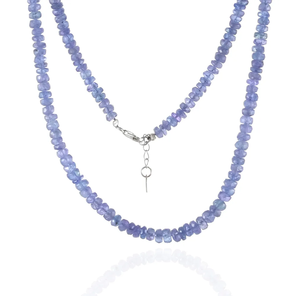 【Woogie武吉珠寶】精品丹泉石套鍊(鑽切坦桑4-5mm)