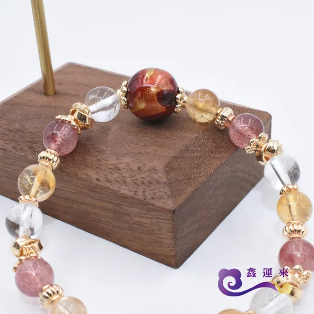 【鑫運來】◎大漆水晶手鍊(多款任選#132)