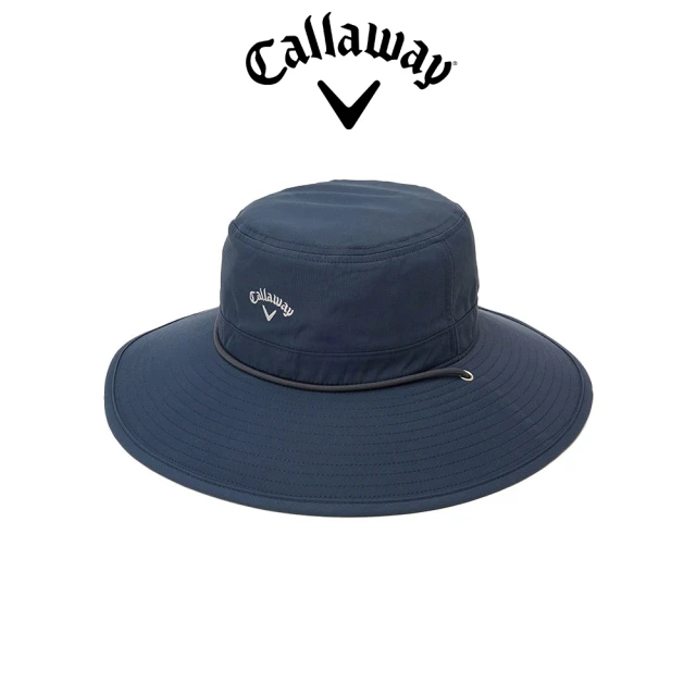 Callaway 卡拉威 BUCKET HAT 女士 抗UV漁夫帽 軍藍色