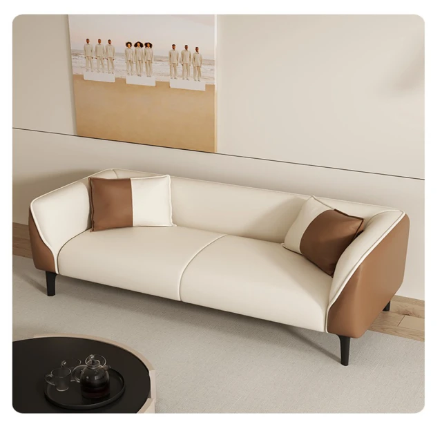 雷霆家居 沙發 北歐沙發 客廳沙發 貓抓皮沙發 科技佈沙發 租房沙發(大雙人140cm 預購15天)