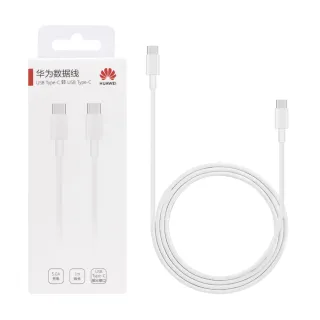 【HUAWEI 華為】全新品 包裝已拆 原廠 5A Type-C 轉 Type-C 快速充電線 CP43(盒裝)