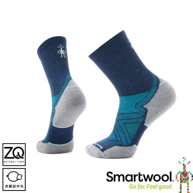 SmartWool 機能跑步局部輕量減震中筒襪《深海軍藍》SW001663/羊毛襪/運動襪(悠遊山水+)