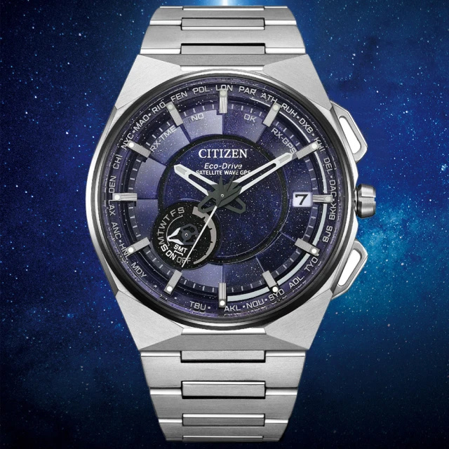 CITIZEN 星辰 GENTS系列 Satellite Wave X 限量 GPS鈦金屬光動能腕錶(CC3097-52L)