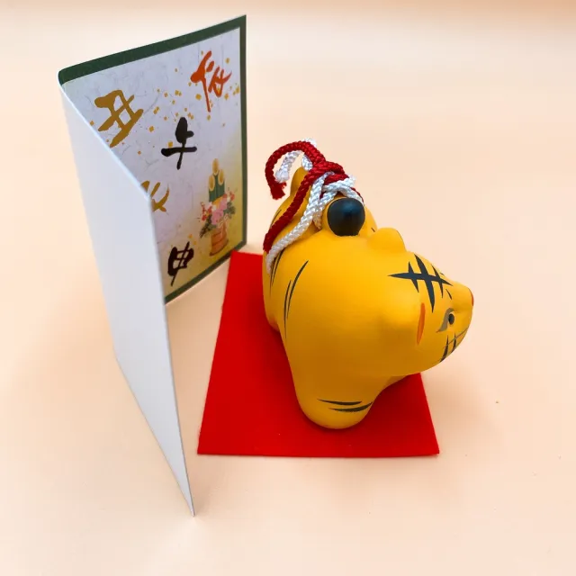 【江戶御緣物語】招福干支 開運干支 生肖虎 緣起物 可愛小福虎(R-102)