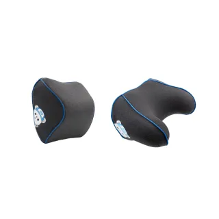 【ANBORTEH 安伯特】HO BEAR 賀參熊車用雙人頭枕組B(慢回彈頭枕+惡魔枕)