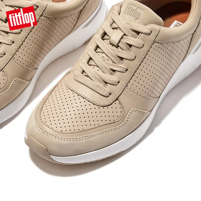 【FitFlop】ANATOMIFLEX MENS LEATHER-MIX SNEAKERS 運動風繫帶休閒鞋-男(三色)