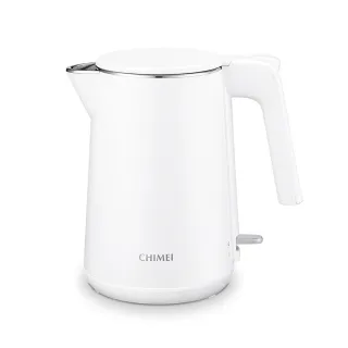 【CHIMEI 奇美】1.0L 304不鏽鋼雙層防燙快煮壺-雲朵白(KT-10YPW1)