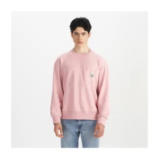 【LEVIS 官方旗艦】男款 長袖T 大學T LOGOT 衛衣 上衣 熱賣單品 0018X-0001