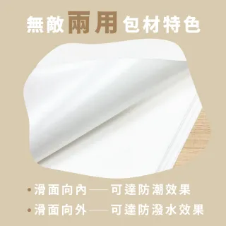【CLEAN 克林】防水淋膜包裝紙 42x68cm 50張/包(防潮紙 防潑水紙 防沾黏紙 隔襯 包材內襯 禮物包裝紙)
