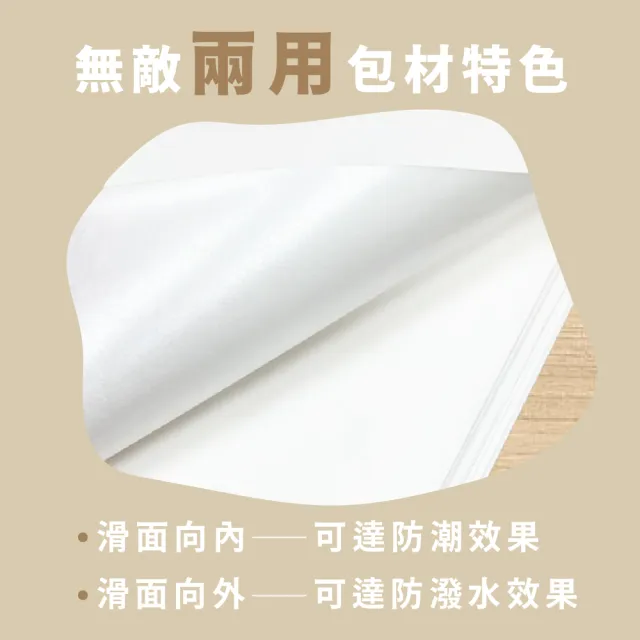 【CLEAN 克林】防水淋膜包裝紙 42x68cm 50張/包(防潮紙 防潑水紙 防沾黏紙 隔襯 包材內襯 禮物包裝紙)