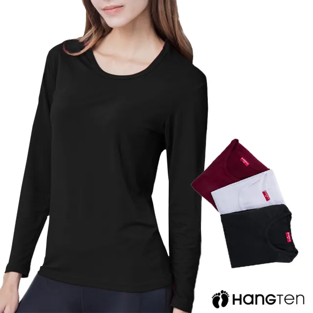 【Hang Ten】4件組男女極暖魔毛蓄熱衣.保暖衣超值(圓領/半高領/v領可選)