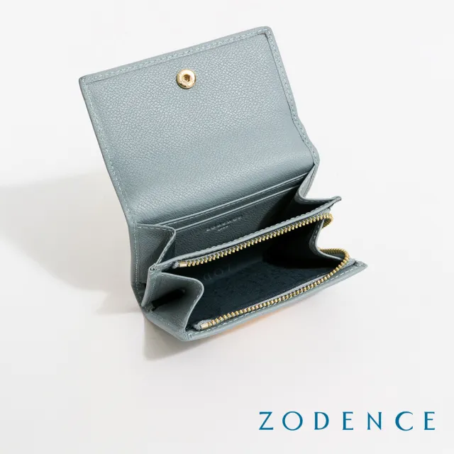 【ZODENCE 佐登司】NOVIA進口真皮簡式短夾(多色)