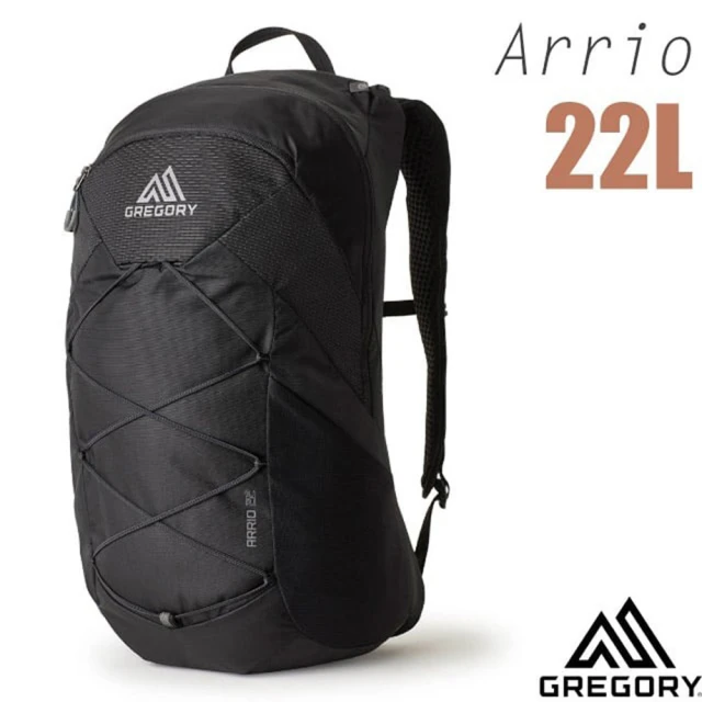 Gregory ARRIO 22L 多功能健行登山背包_水袋兼容(138424-7409 碳黑)