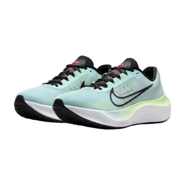 NIKE 耐吉 W Nike Zoom Fly 5 Glacier Blue 冰川藍綠 慢跑鞋 DM8974-401(低筒 運動鞋 女鞋)