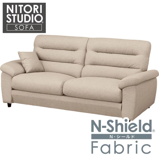 NITORI 宜得利家居NITORI 宜得利家居 ◎3人用布沙發 BS12 H-HI NS AQ-BE(布沙發 沙發 BS12)