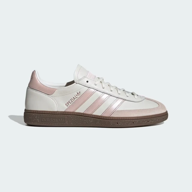 adidas 愛迪達 Handball Spezial 男女 休閒鞋 經典 復古 舒適 膠底 米白 珠光粉(JH8661)