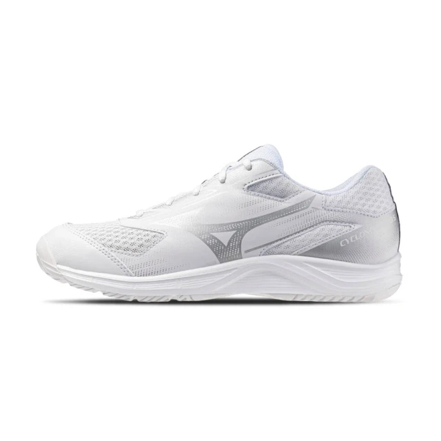 MIZUNO 美津濃 Cyclone Speed 5 男鞋 女鞋 白銀色 入門款 羽排 排球 休閒鞋 V1GA258156