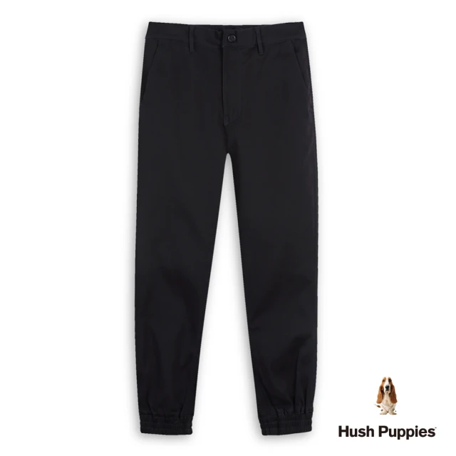 Hush Puppies 男裝 長褲 素色工裝束口休閒長褲(丈青 / 44121103)