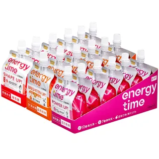 【盛香珍】Energy Time機能飲/零卡蒟蒻/低卡180gX4盒組(6包/盒-任選4盒)