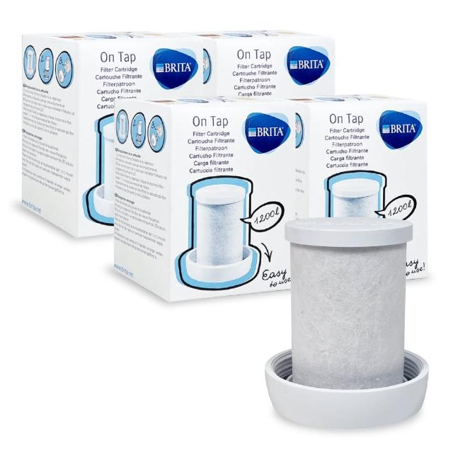 【BRITA】On Tap龍頭式濾芯(4入裝/一年份超值組)平輸品
