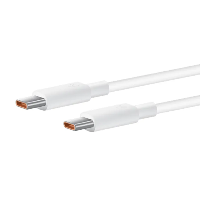 【HUAWEI 華為】原廠CC800 6A Type-C to Type-C 超級快充充電線 1.8M - 白(盒裝)