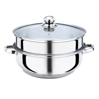 【禮品一番】304不鏽鋼雙耳蒸鮮鍋(KA-S320A-1)