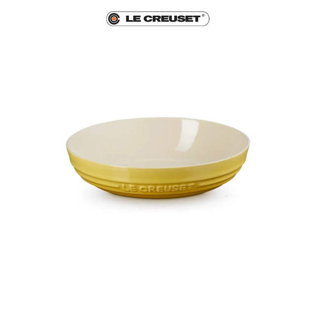 Le Creuset 瓷器深圓盤20cm(芥末黃)