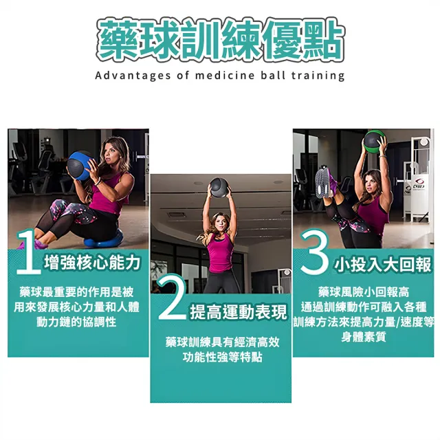 【ENDER SPORT】1KG 藥球 專業健身藥球 健身球 重量球 平衡球(藥球 專業健身藥球 健身球 重量球 平衡球)