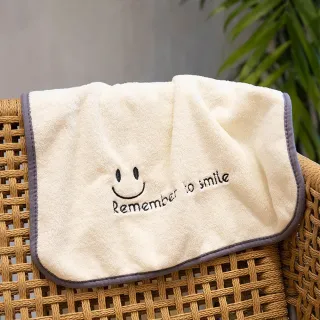 【amica】日常一笑珊瑚絨多色毛巾(珊瑚絨 毛巾 吸水 多色 可愛)