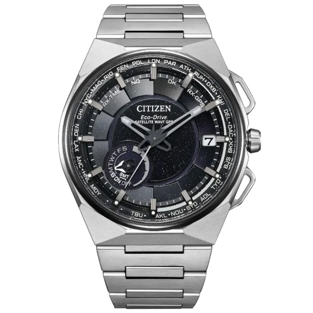 【CITIZEN 星辰】Satellite Wave X 限量 星際黑 GPS 光動能腕錶 禮物 送禮 推薦(CC3097-52E)