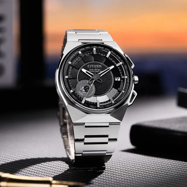 【CITIZEN 星辰】GENTS Satellite Wave X 限量 GPS鈦金屬光動能腕錶 七夕 情人節 送禮(CC3097-52E)