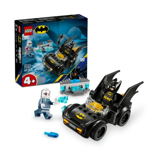 LEGO 樂高 DC超級英雄系列 76301 蝙蝠俠與蝙蝠車大戰急凍人(Batman 漫威電影 幼兒積木 兒童玩具 禮物)