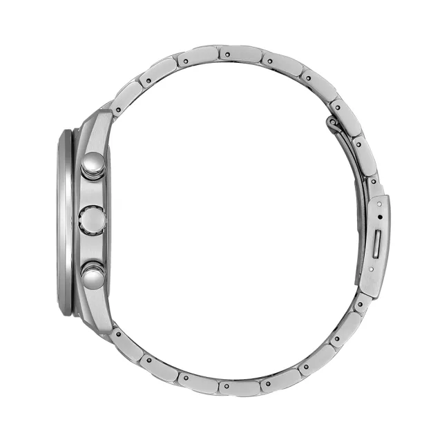 【CITIZEN 星辰】GENTS系列 月相盈虧 鈦金屬 光動能電波腕錶 聖誕節 禮物 送禮(BY1010-81L)