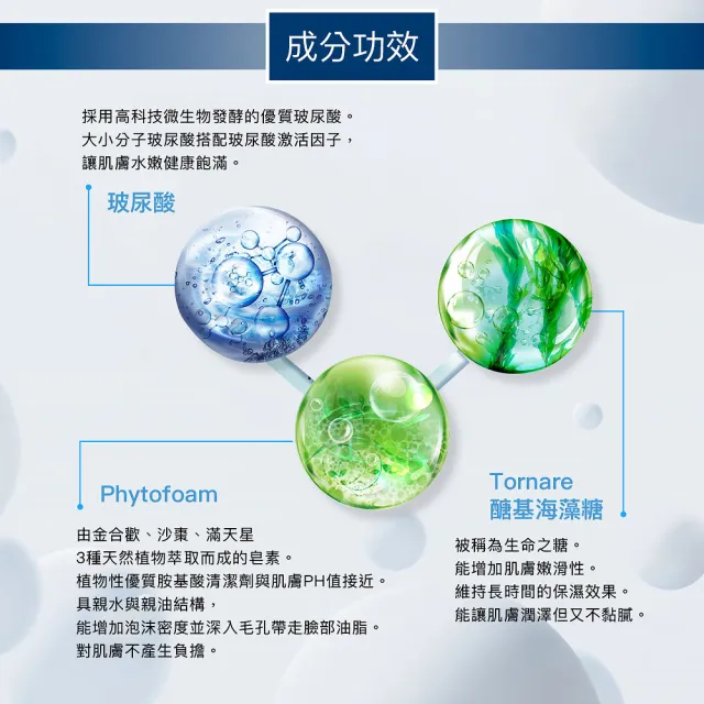 【For Beloved One 寵愛之名】三分子玻尿酸胺基酸潔膚乳130ml(大小分子玻尿酸/洗面乳/溫和清潔/保濕)