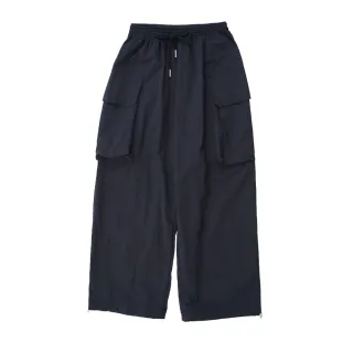 【5th STREET】中性 工裝褲 工作褲 降落傘褲 寬褲 黑色(961104)