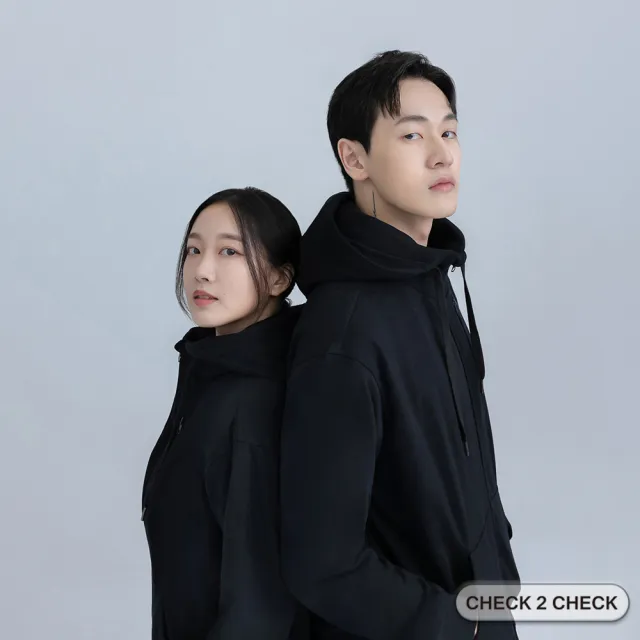 【CHECK2CHECK】充氣頸枕連帽外套(共三色)