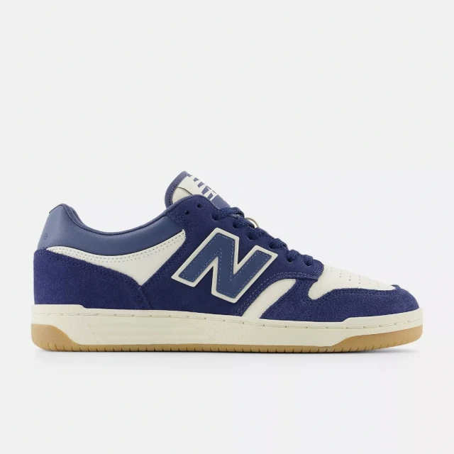 NEW BALANCE NB 480 男女 休閒鞋 復古鞋 情侶鞋 麂皮 藍色(BB480LPC)